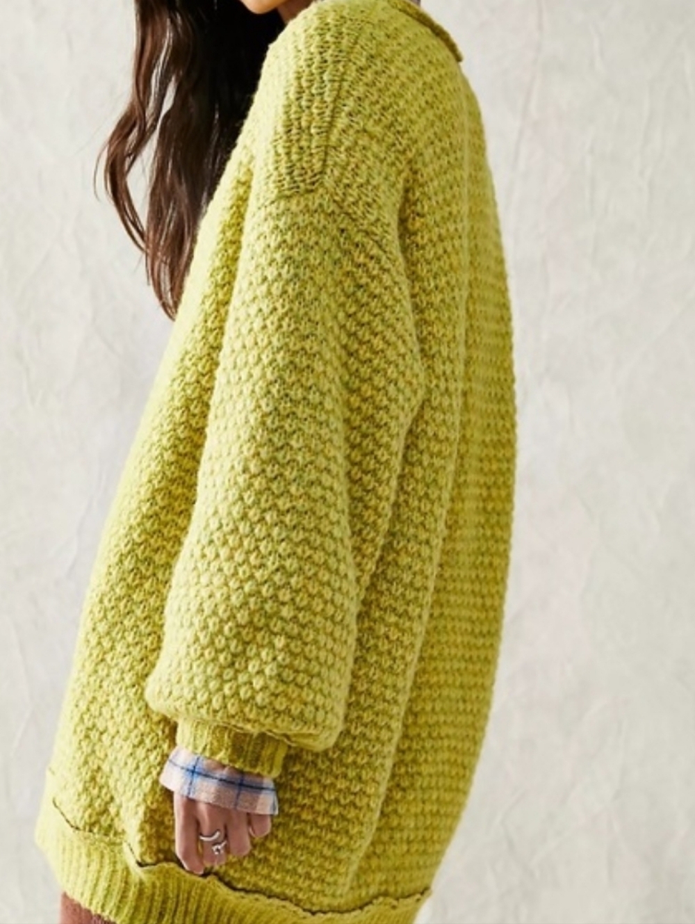 Free People Lola Oversize Chunky Sweater Dress Large - Picture 2 of 7